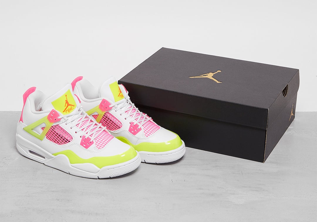 Air Jordan 4 GS Lemon Venom Pink Blast CV7808-100 Release Date Info