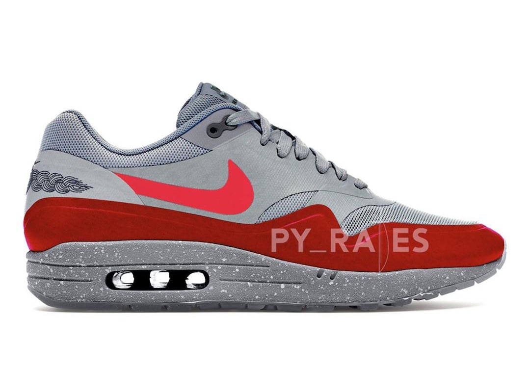 nike air max 1 university red cool grey