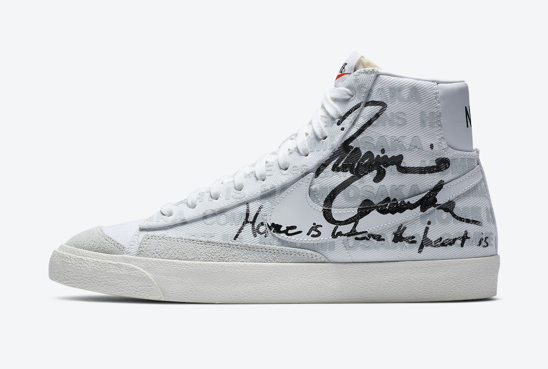 Comme des Garcons Naomi Osaka Nike Blazer Mid DA5383-100 Release Date