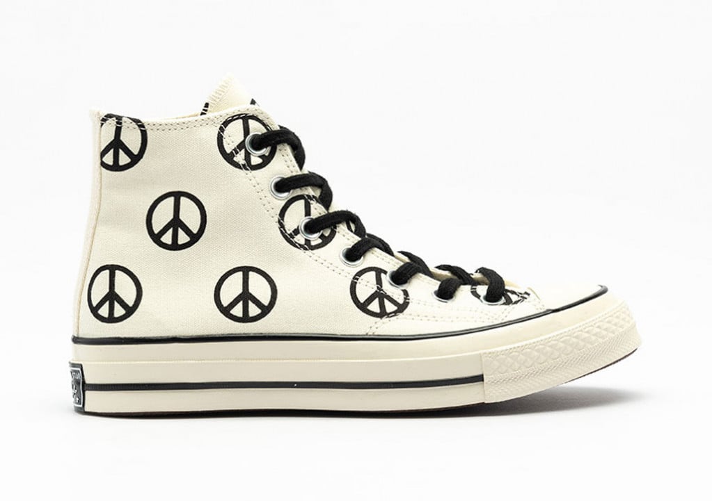 This Converse Chuck Taylor Features Peace Signs