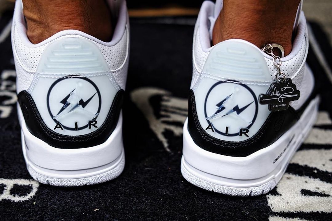 Fragment Air Jordan 3 DA3595-100 On Feet
