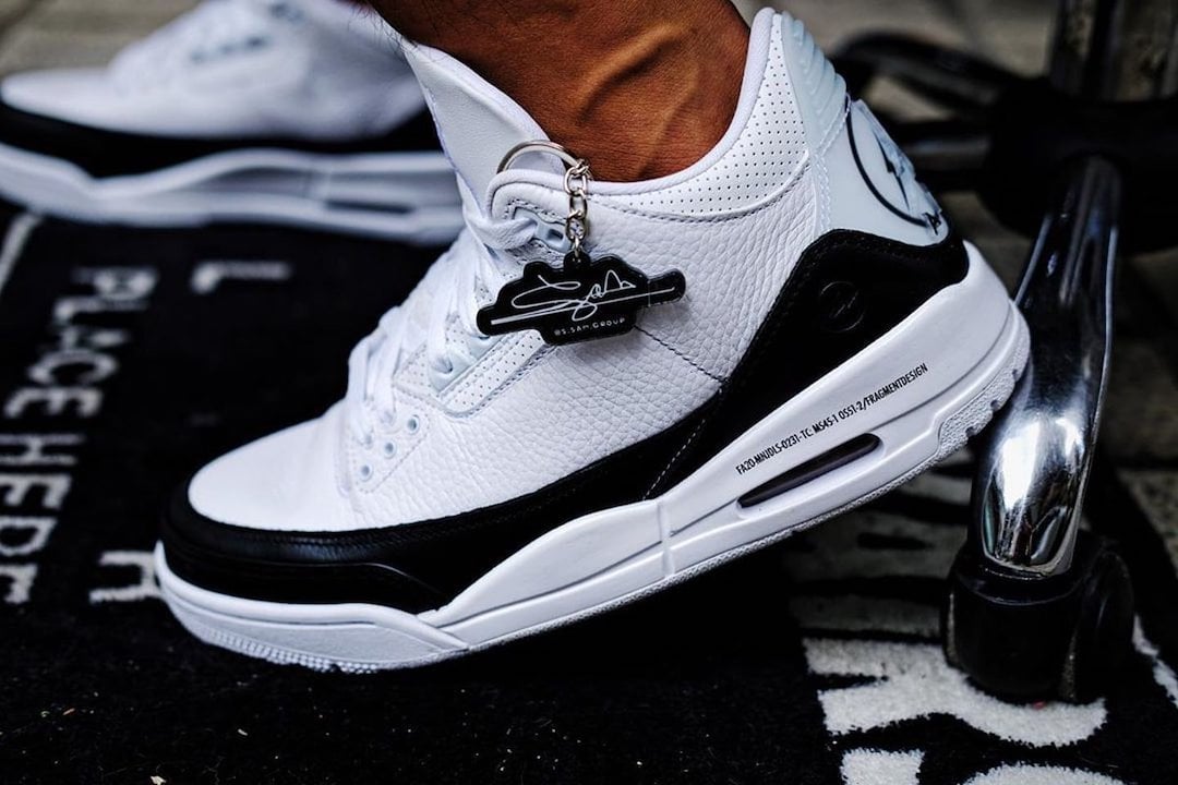 Fragment Air Jordan 3 DA3595-100 On Feet