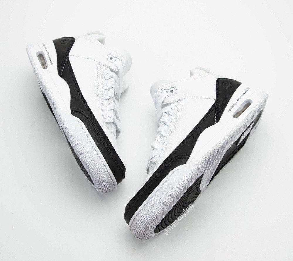 Fragment Air Jordan 3 White Black DA3595-100 Release Price