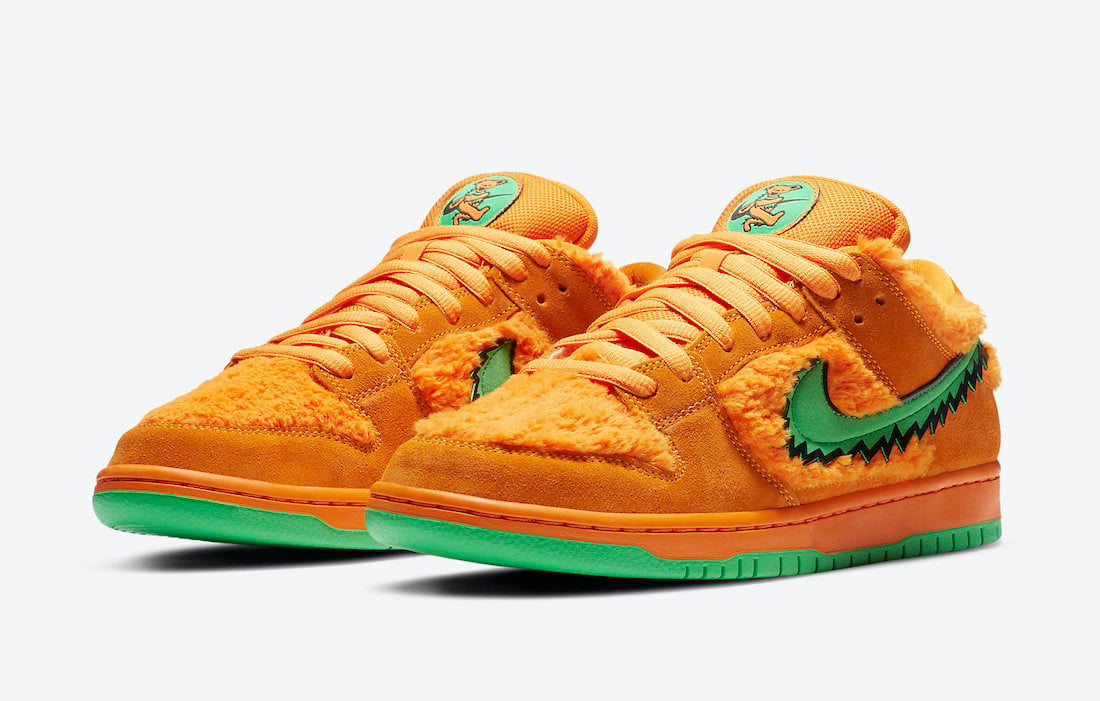 Grateful Dead x Nike SB Dunk Low ‘Orange Bear’ Official Images