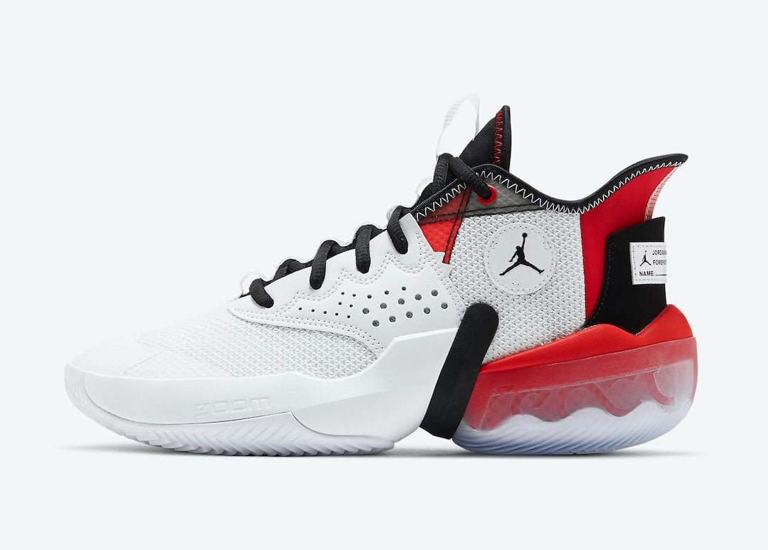 Jordan React Elevation White University Red Black CK6617-100 Release Date Info