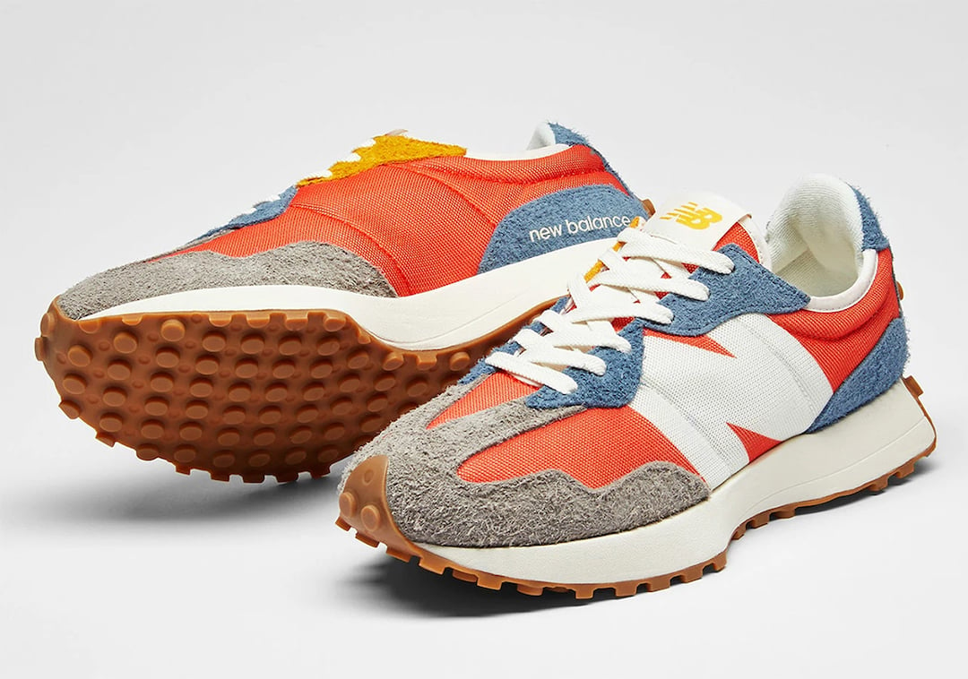 New Balance 327 Orange Blue Grey Release Date Info