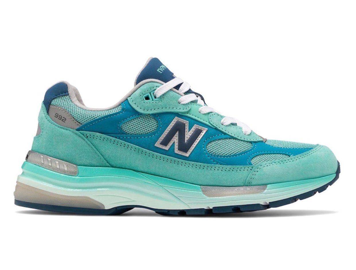 New Balance 992 Aqua Teal Blue