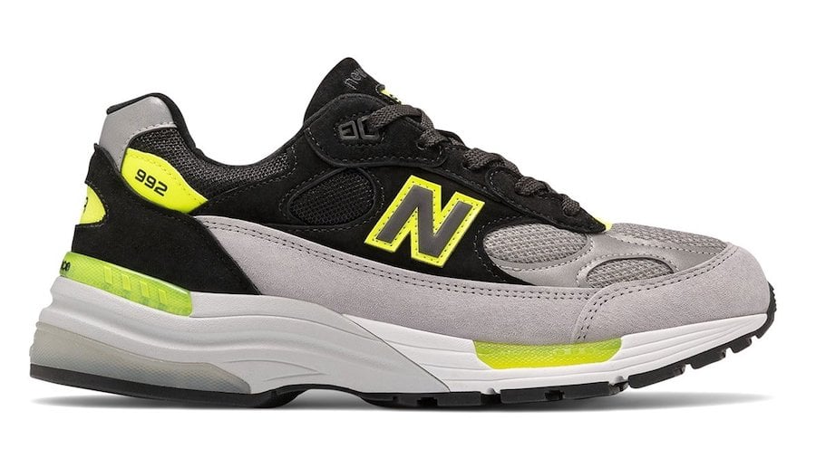 New Balance 992 Black Grey Volt Release Date Info