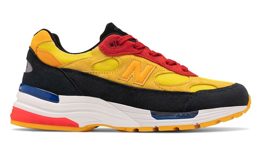 New Balance 992 Yellow Red Black Release Date Info