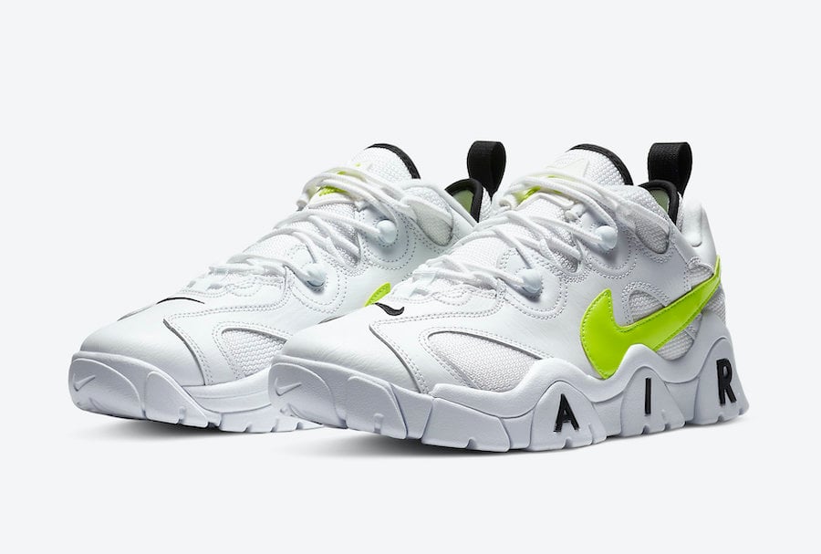 Nike Air Barrage Low with Neon Swoosh Logos