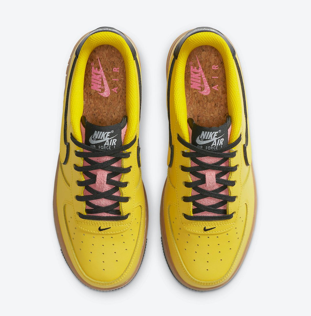 Nike Air Force 1 Low GS Yellow Gum CZ7948-700 Release Date Info