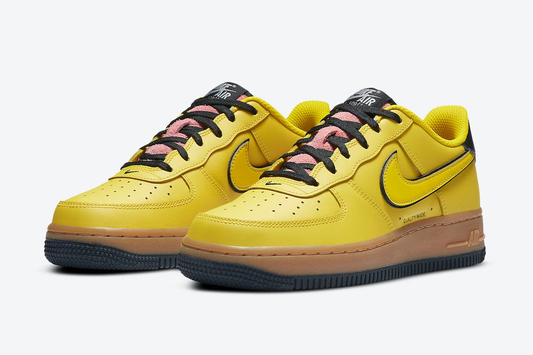 Nike Air Force 1 Low GS Yellow Gum CZ7948-700 Release Date Info