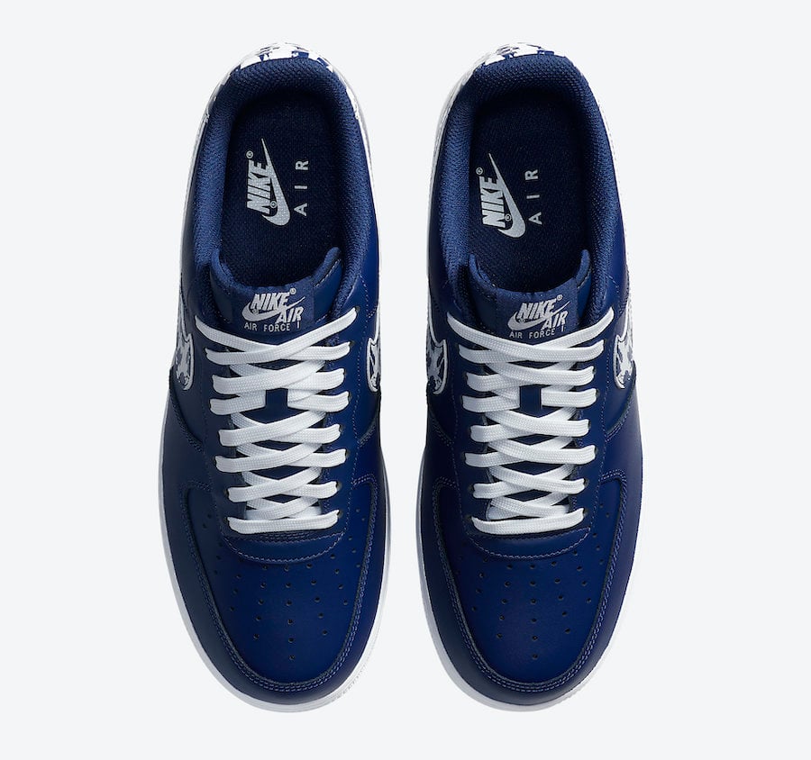 Nike Air Force 1 Low Navy Animal Swoosh CZ7873-400 Release Date Info