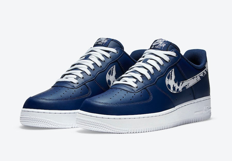 Nike Air Force 1 Low Navy Animal Swoosh CZ7873-400 Release Date Info