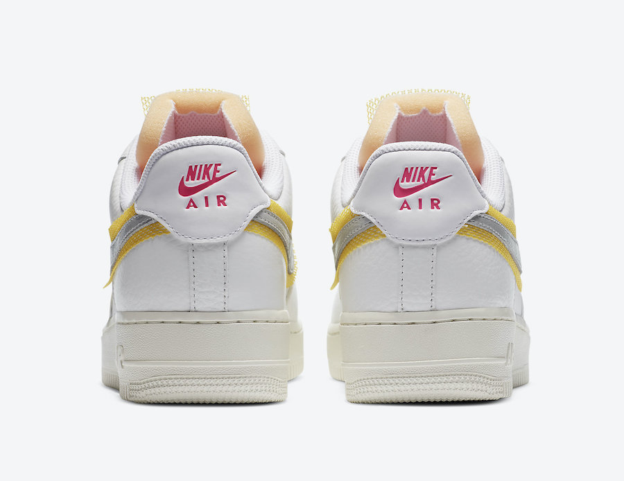 Nike Air Force 1 Low White Silver Gold CZ8104-100 Release Date Info