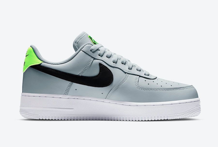 Nike Air Force 1 Low Worldwide Pure Platinum Green Strike CK7648-002 Release Date Info