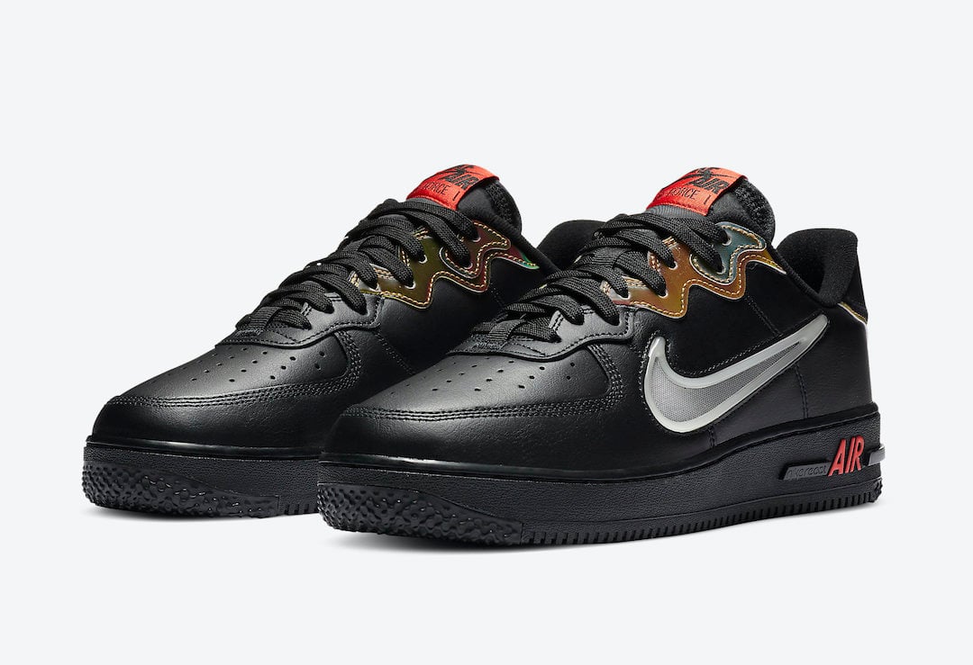 Nike Air Force 1 React Black Habanero Red CN9838-001 Release Date Info Nike Air Force 1 React Black Habanero Red CN9838-001 Release Date Info