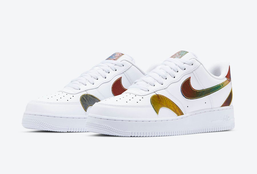 Nike Air Force 1 White Misplaced Swoosh CK7214-101 Release Date Info