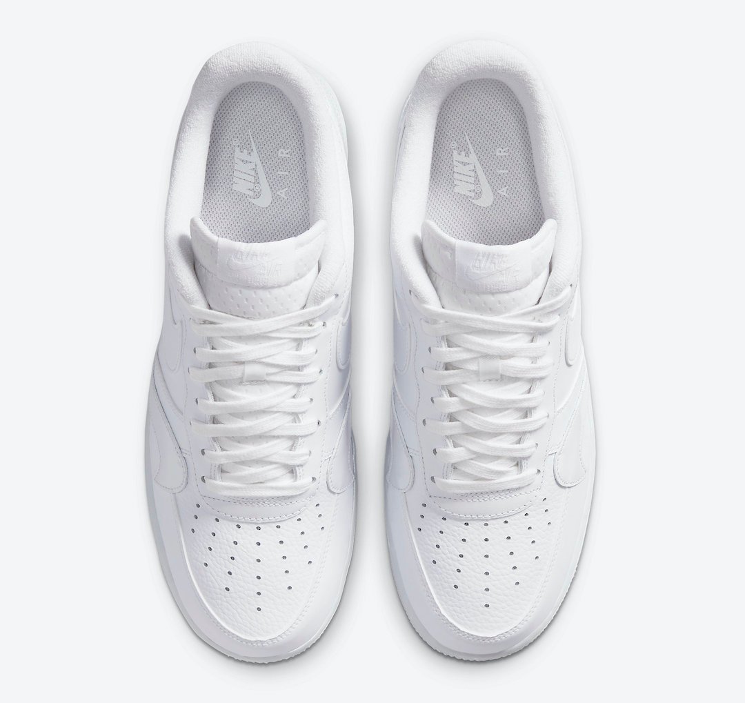 Nike Air Force 1 White Misplaced Swooshes CK7214-100 Release Date Info