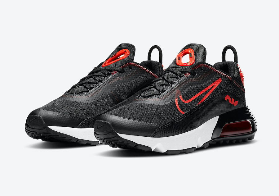 nike air max 2090 red and black