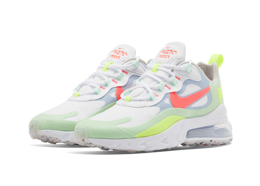 Nike Air Max 270 React Releasing in Flash Crimson and Cucumber Green