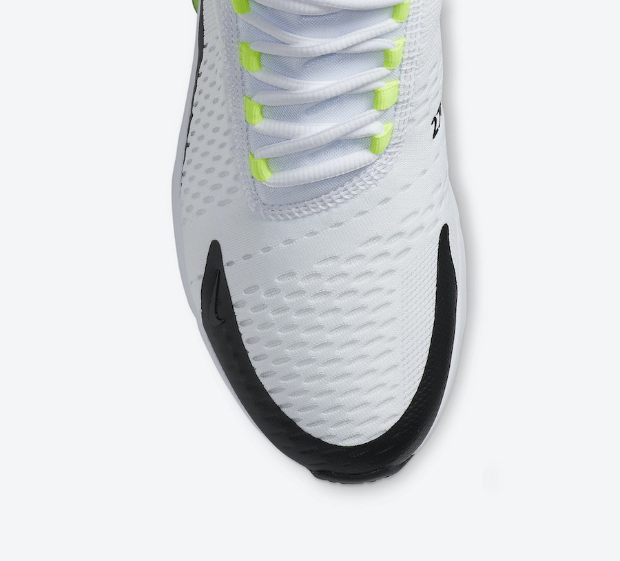 Nike Air Max 270 White Black Volt DC0957-100 Release Date Info