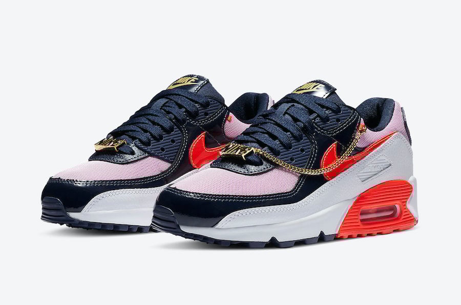 Nike Air Max 90 Cuban Link CZ8099-100 Release Date Info Nike Air Max 90 Cuban Link CZ8099-100 Release Date Info