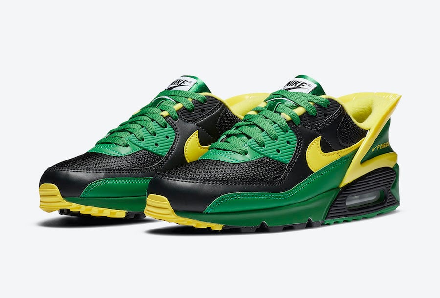 Nike Air Max 90 FlyEase Releasing in Oregon Ducks Colors