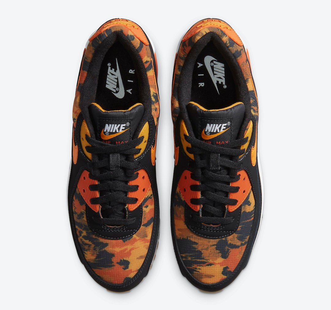 Nike Air Max 90 Orange Camo CZ7889-001 Release Date Info