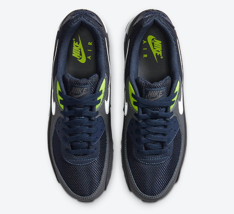 Nike Air Max 90 Seahawks DA1505-400 Release Date Info