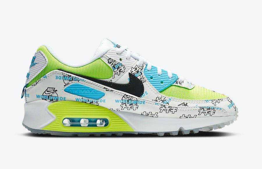 Nike Air Max 90 WMNS Worldwide Pack DA1342-107 Release Date Info