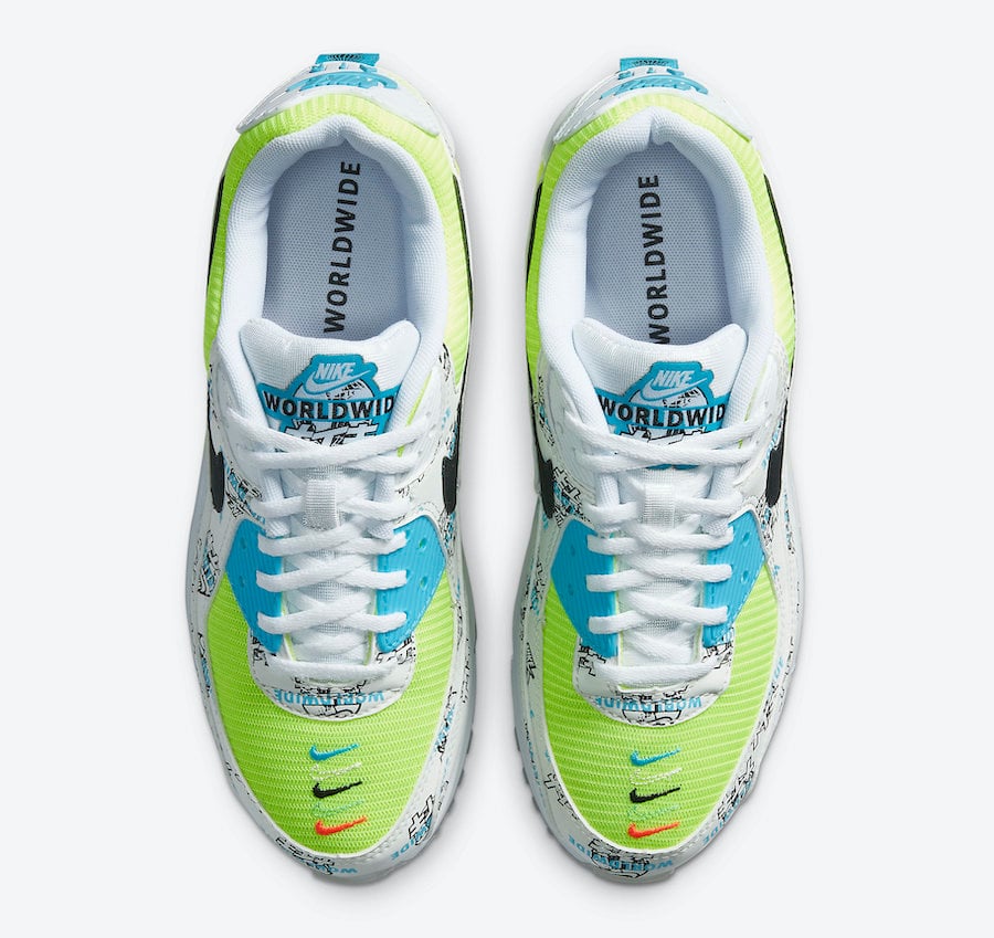 Nike Air Max 90 WMNS Worldwide Pack DA1342-107 Release Date Info