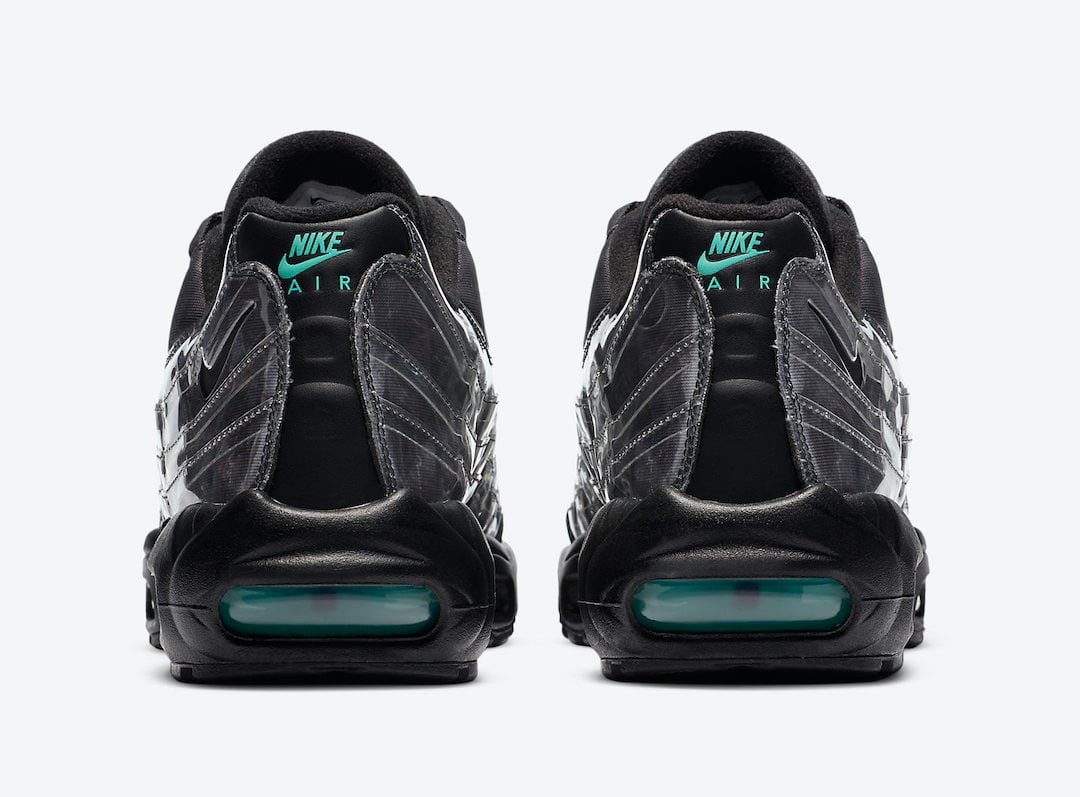 Nike Air Max 95 Black Aurora Green Smoke Grey DA7735-001 Release Date Info