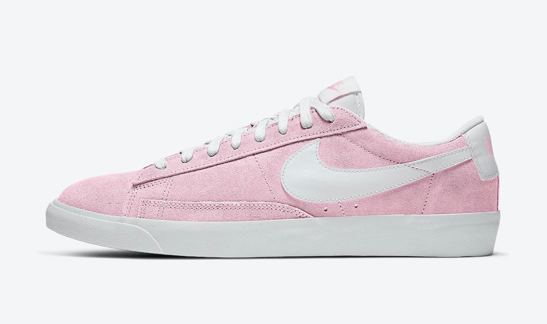 pink suede nike