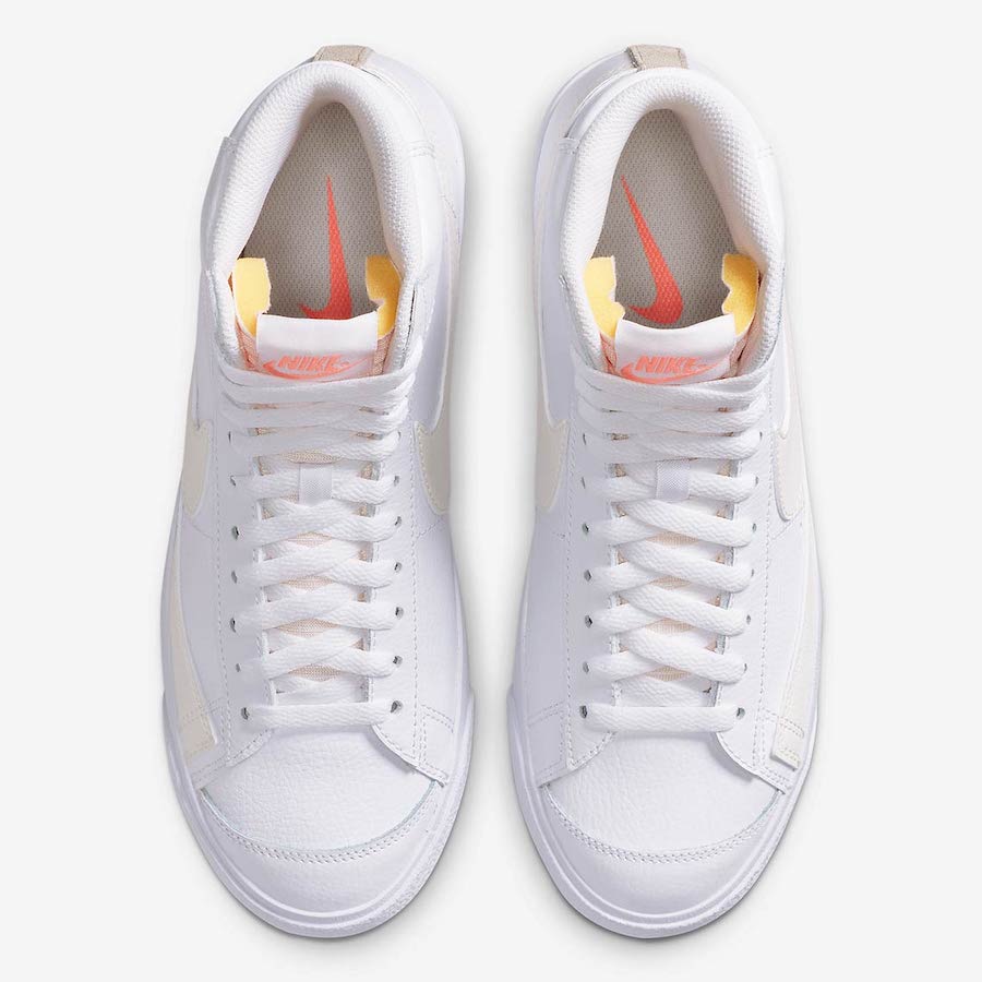Nike Blazer Mid 77 Vintage White Gold Pink DC1421-100 Release Date Info