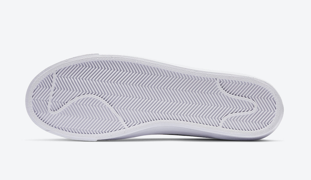 Nike Blazer Mid Reverse Logo White DA4651-100 Release Date Info