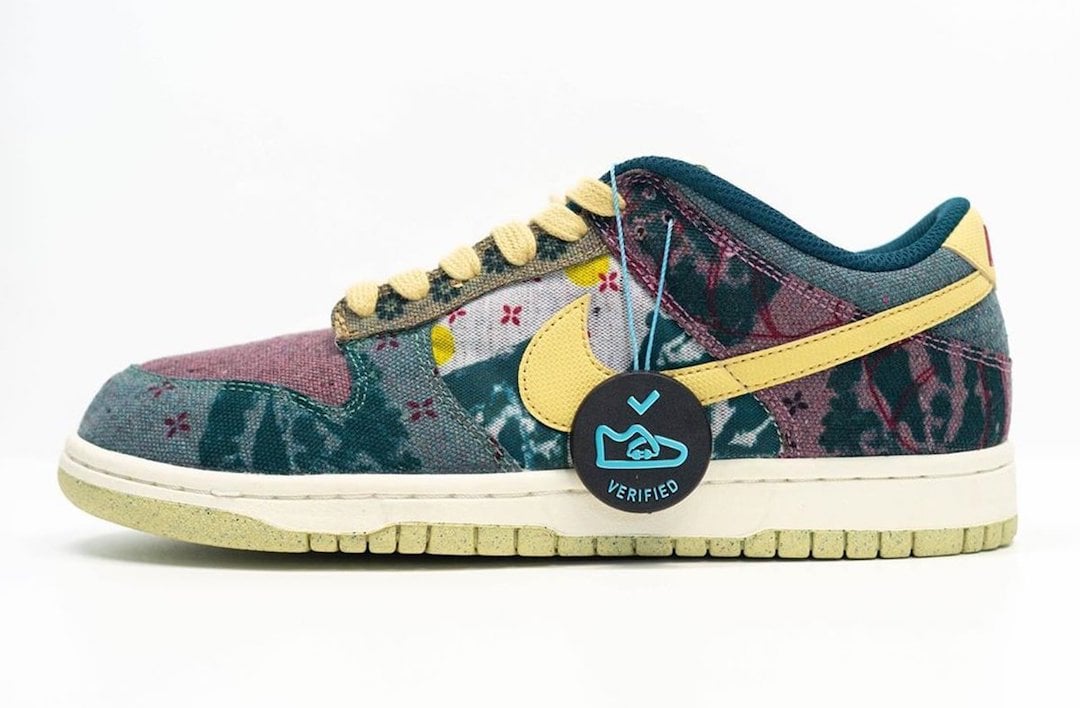 nike dunk low multicolor