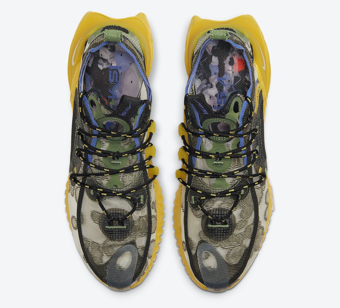 Nike Flow 2020 ISPA Medium Olive Persian Violet CI1474-200 Release Date Info