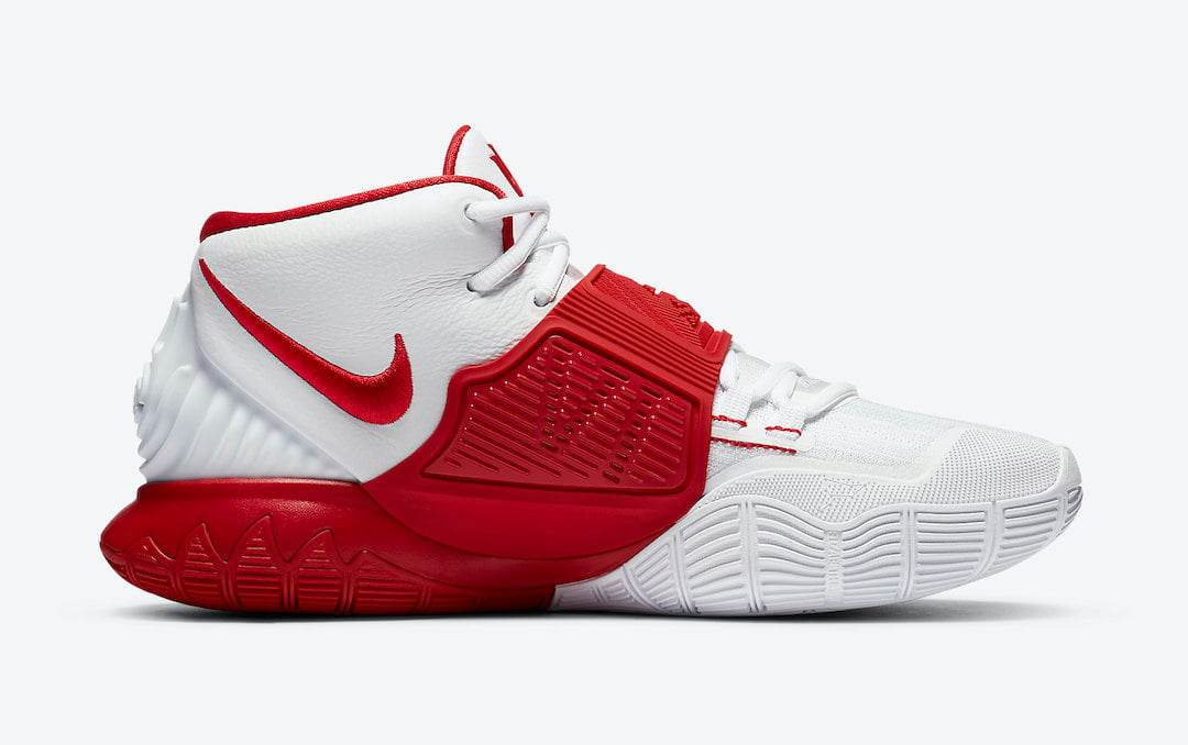 Nike Kyrie 6 White University Red CZ4938-100 Release Date Info