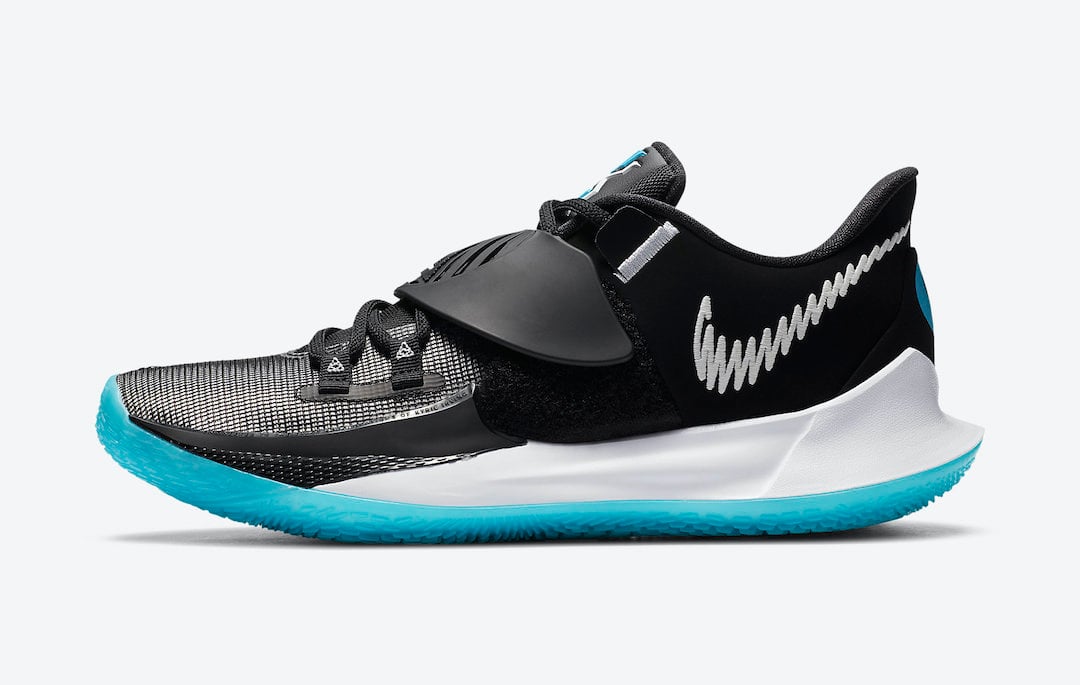 Nike Kyrie Low 3 Black White Blue CJ1286-001 Release Date Info