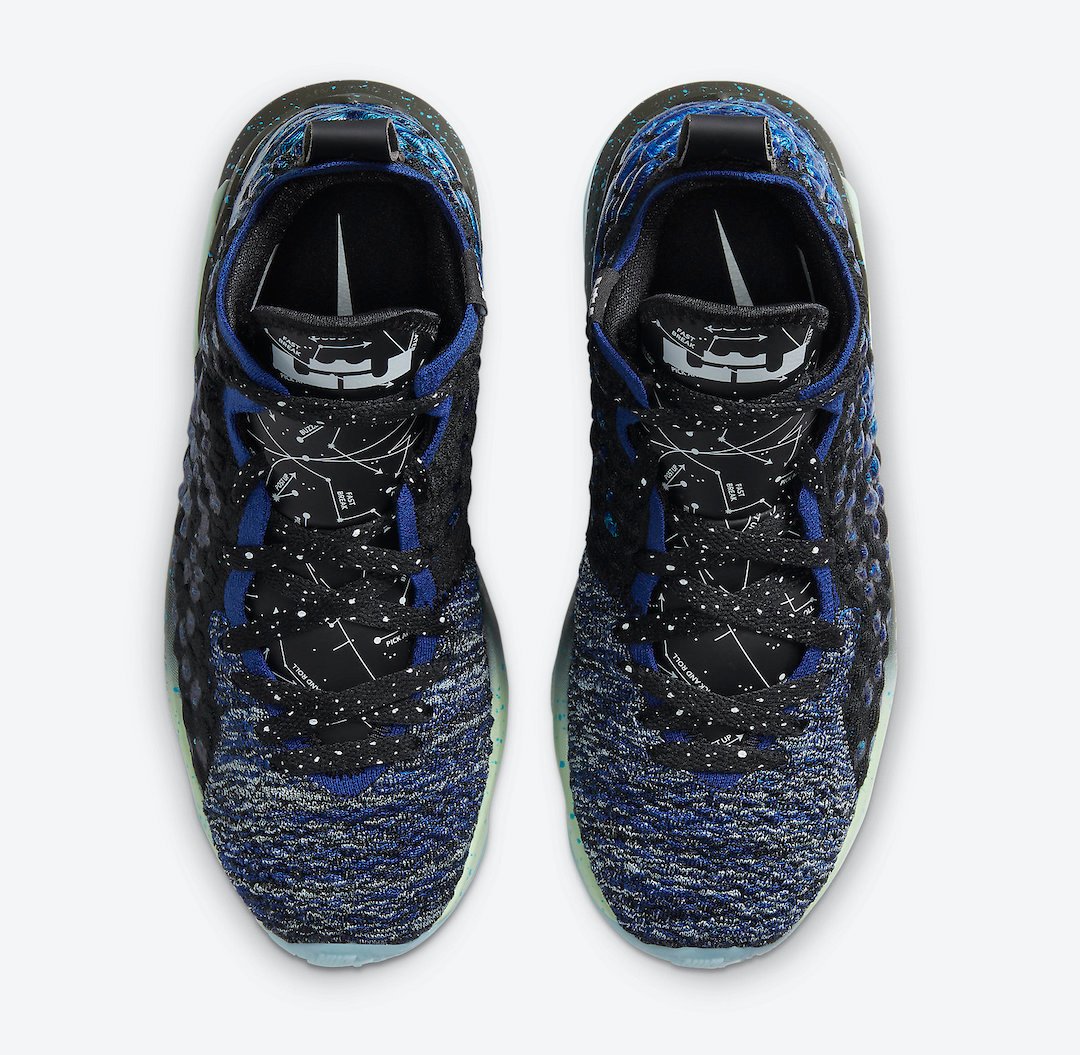 Nike LeBron 17 Constellations BQ5594-407 Release Date Info
