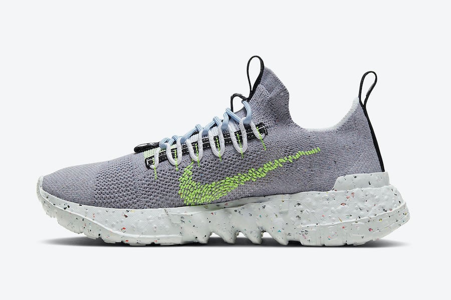 Nike Space Hippie 01 Grey Volt CQ3986-002 Release Date Info