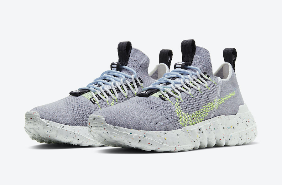 Nike Space Hippie 01 Grey Volt CQ3986-002 Release Date Info