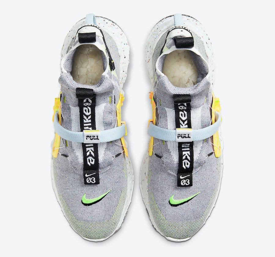 Nike Space Hippie 03 Grey Volt CQ3989-002 Release Date Info