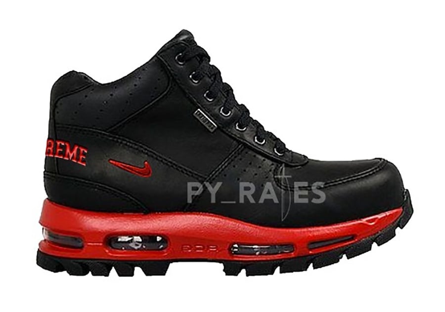 Supreme Nike Air Max Goadome Fire Red Black Release Date Info