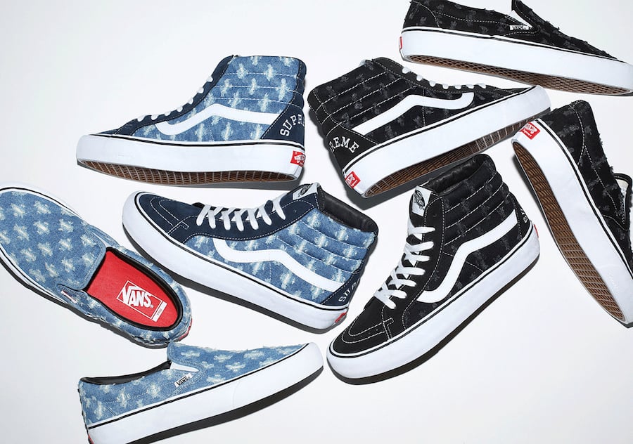 Supreme Vans Hole Punch Denim Release Date Info