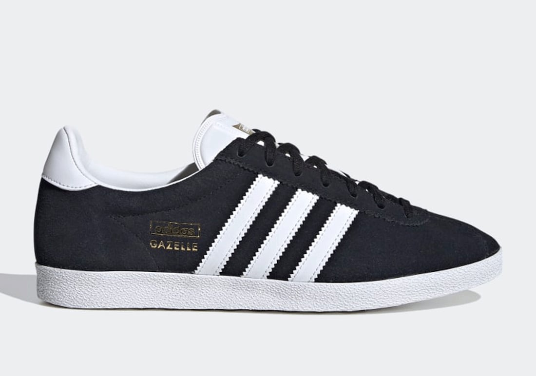 adidas gazelle gold black