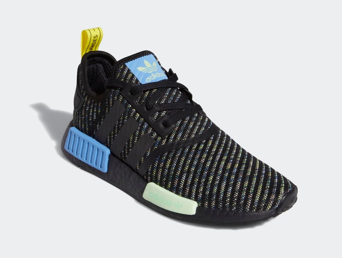 adidas nmd r1 black and blue