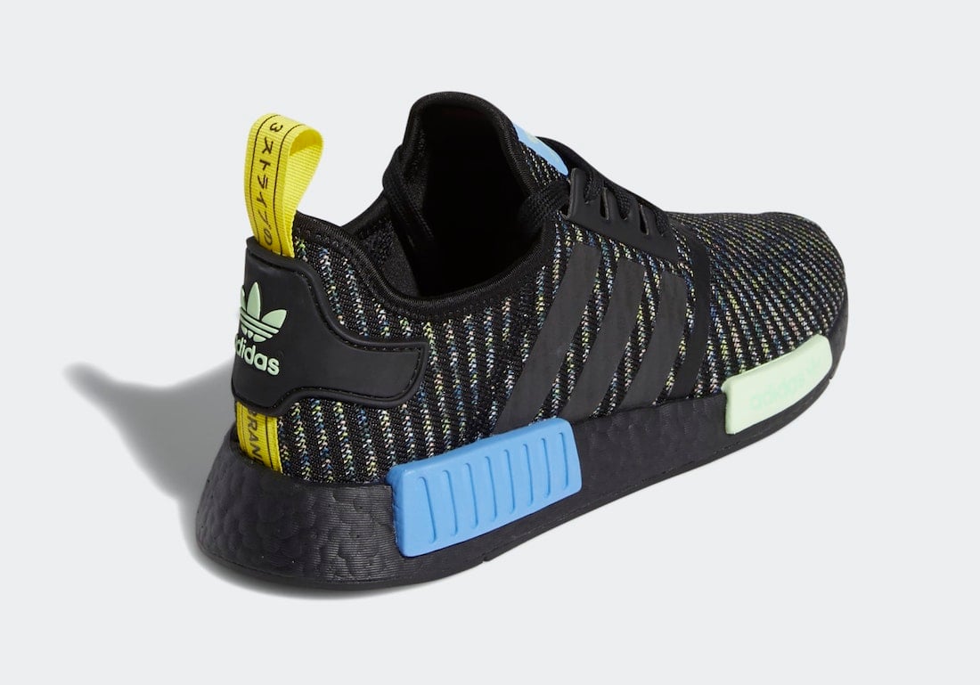 adidas NMD R1 Black Real Blue EG7945 Release Date Info