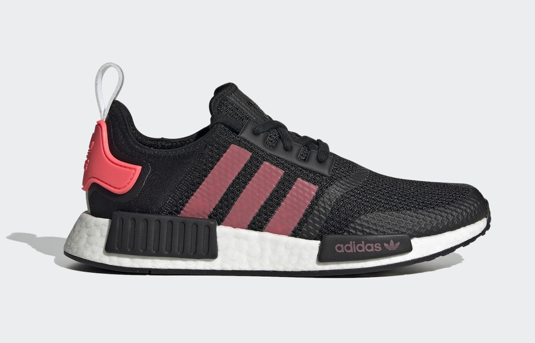 pink and black nmd r1